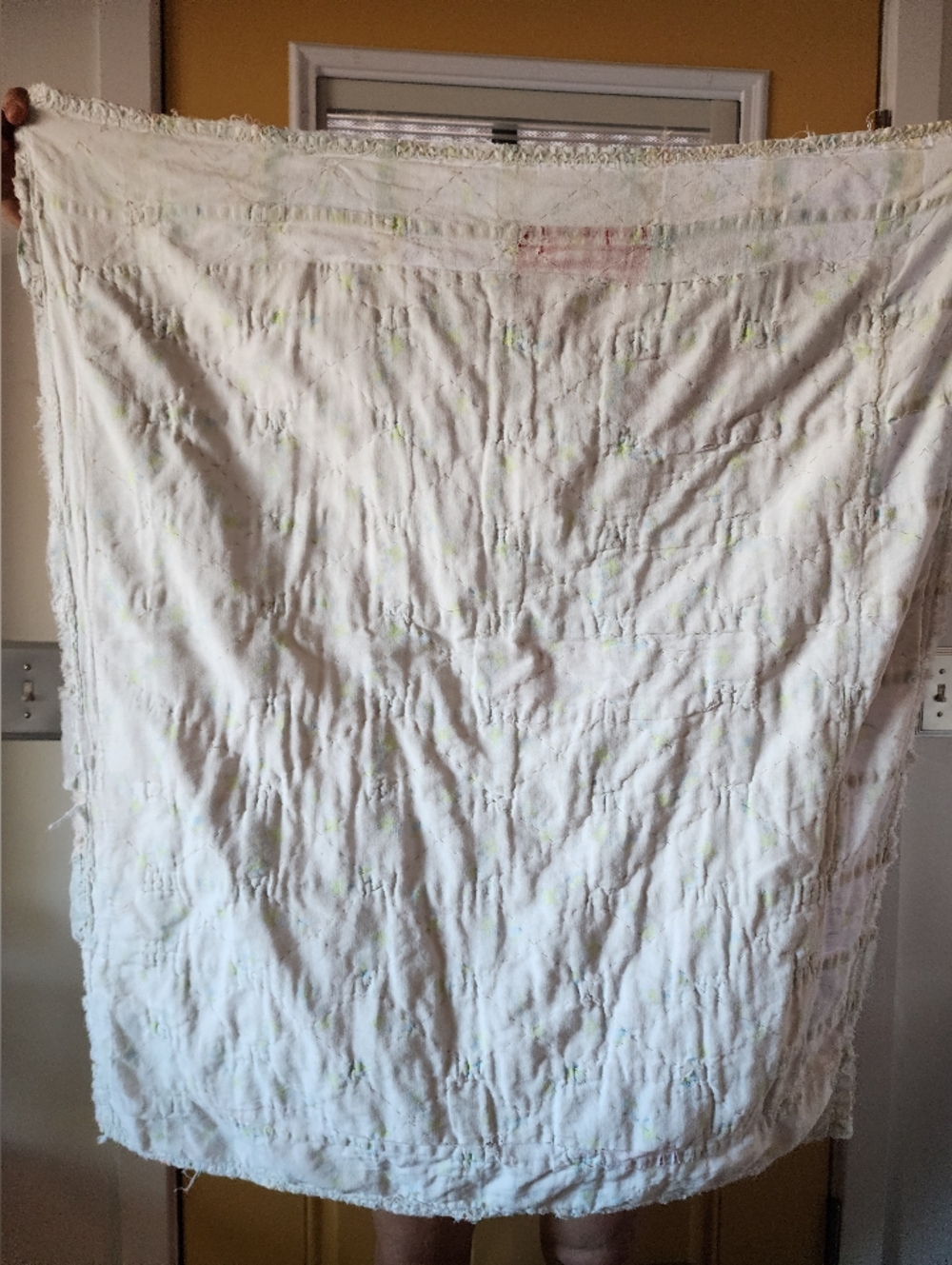 Small Vintage Patchwork Quilt - Picture 5 of 5